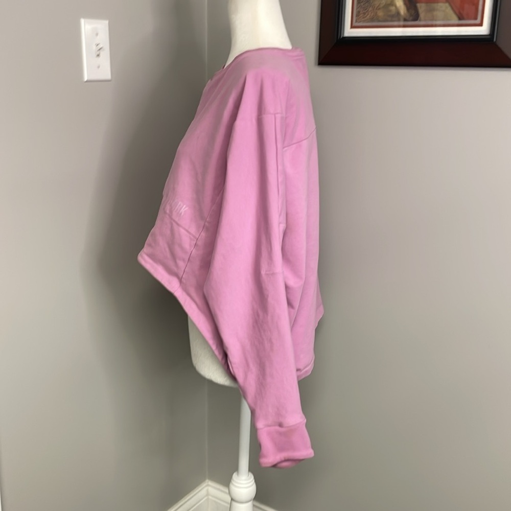 Gymshark Ori cropped sweatshirt lavender lilac workout Size Large - Picture 5 of 7